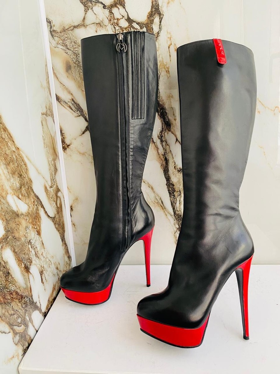Nando Muziのイタリア製高級ロングブーツ Nando Muzi Italian Leather Women Boots High Heels Size 39,5 | eBay