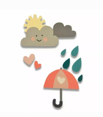 Sizzix Thinlits Rain And Sunshine