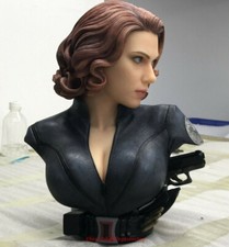 1/1.5 Scale Black Widow Scarlett Johansson Bust Statue GK Painted Model INSTOCK