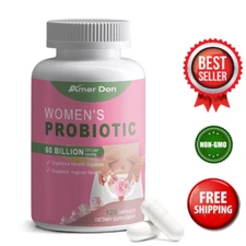 Vaginal Probiotics for Women pH Balance Prebiotics Lactobacillus Probiotic 120ct