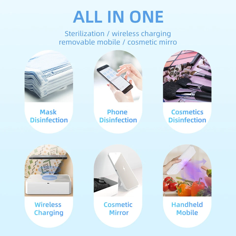 10W Wireless Charger Fast Charging Pad Box For Samsung iPhone XS Max 14 13 Pro 8 - Image 2 of 4