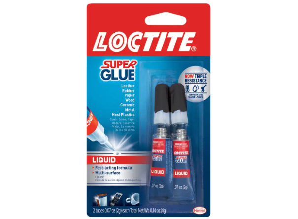 Super Glue 0.07 Oz. Liquid Clear 2 Pack Tubes (Each)