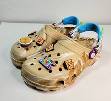 CROCS Cinnamon Toast Crunch Clogs Mens Brown 8 9 10 11 12 13 Limited Edition