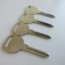 LOT of 4 Key Blanks Ilco P1111 JET-B91-NP New Old Stock Blanks 1997 GM