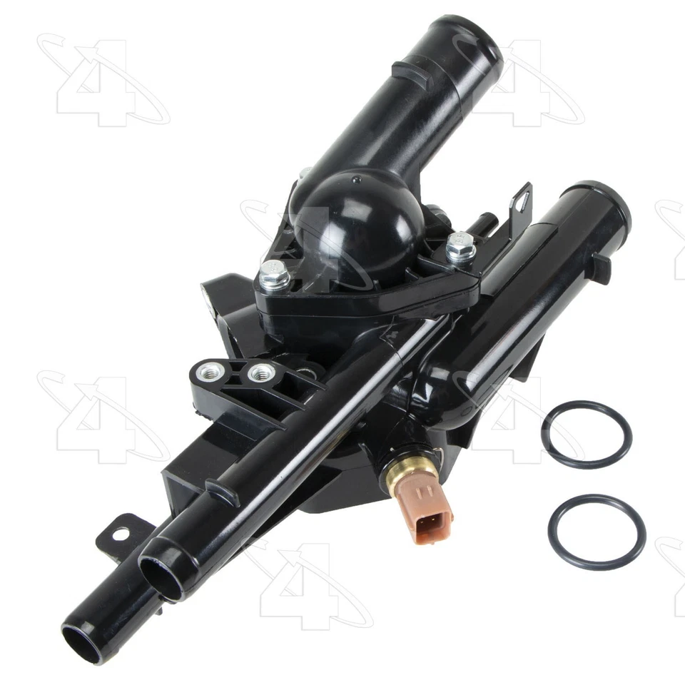 Kit de carcasa de salida de agua de refrigerante para motor Hyundai Santa Fe 2010-2012 4 estaciones Foto 4 de 4