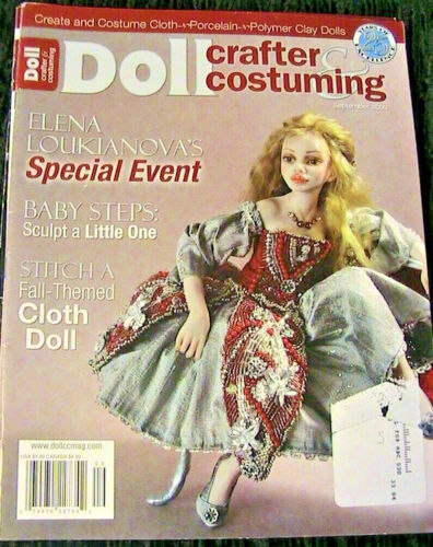 DOLL CRAFTER & COSTUMING Sept 2009 Create~Costume cloth~porce~polymer clay dolls - Picture 1 of 11