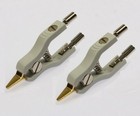 2X Gwinstek LCR Alligator Kelvin  Microresistivity Test Clip Bridge