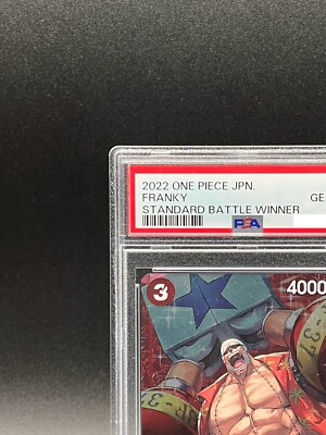 PSA 10 Franky Standard Battle Winner Promo OP01-021 ONE PSA 10 Franky Standard Battle Winner Promo OP01-021 ONE