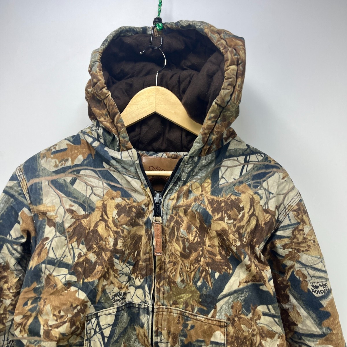 ジャケット・アウター 9090 Washed Track Jacket Real Tree L Men's | Camo Hunting Jackets and Vests | Realtree