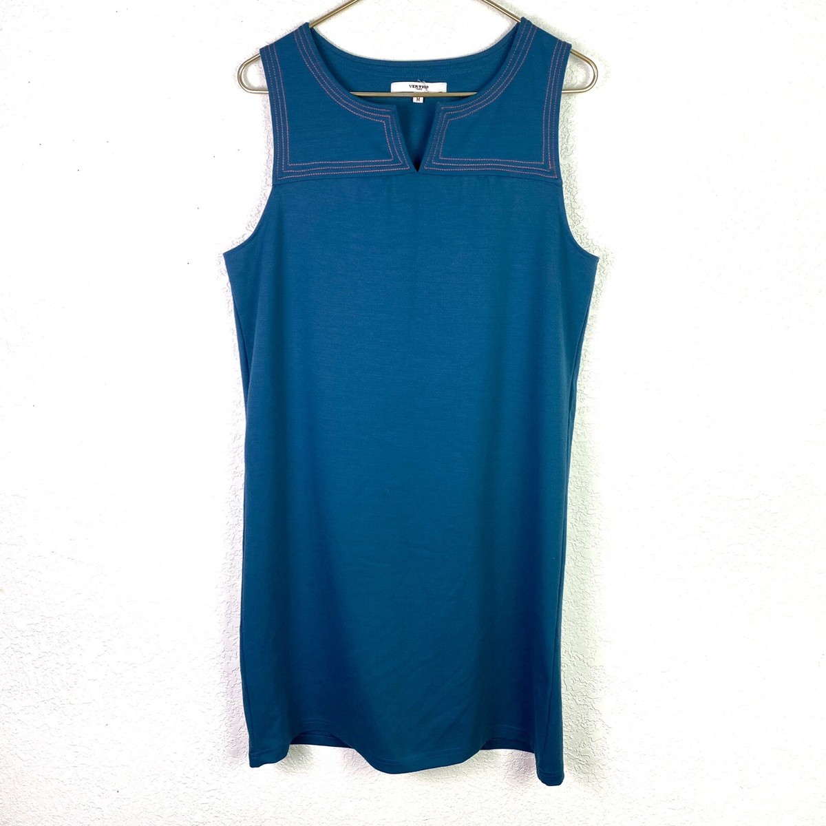Vertigo Paris Women's Shift Dress Size M Sleeveless Knee Length Teal Green | eBay Vertigo Paris Women's Shift Dress Size M Sleeveless Knee Length Teal Green | eBay