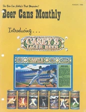 BCCA BREWERIANA BEER CAN COLLECTOR MAGAZINE AUG 80 ABA NABA 1st CANVENTION PICS