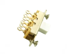 Genuine Switchcraft Slide Switch Jazzmaster/Jaguar White Knob, WDE15W-1