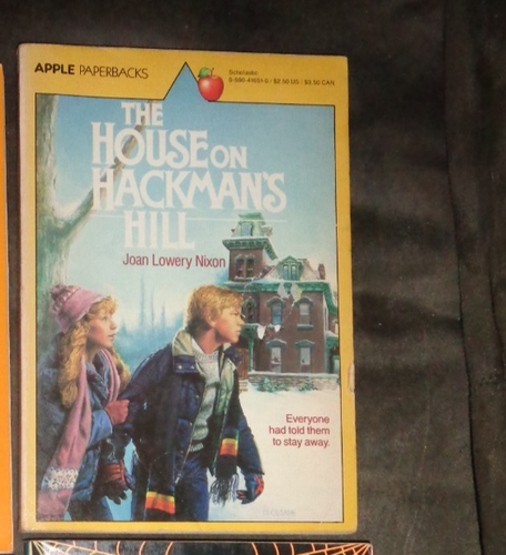 VINTAGE Apple Paperback THE HOUSE ON HACKMAN'S HILL Joan Lowery Nixon 1985 book