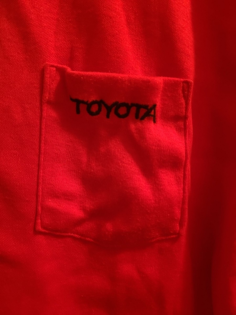 Maillot De Course Vintage Panasonic Toyota Rouge Taille XXL - Style Formule 1 Années 2000