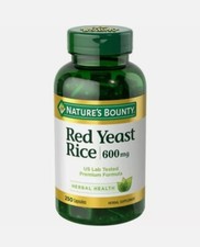 Nature's Bounty Red Yeast Rice Capsules 600 Mg- 250 Ct.   expires 10/2025