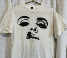 lana del rey 2014 tour short sleeve classic white color shirt KV33535