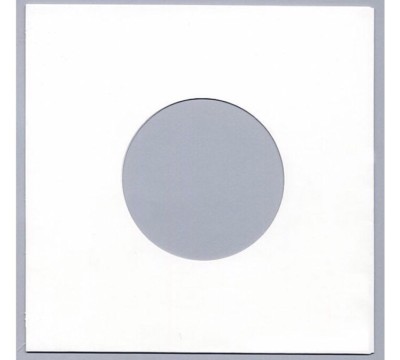 200 7'' PAPER RECORD SLEEVES - WHITE - HIGHEST QUALITY - 90 gsm