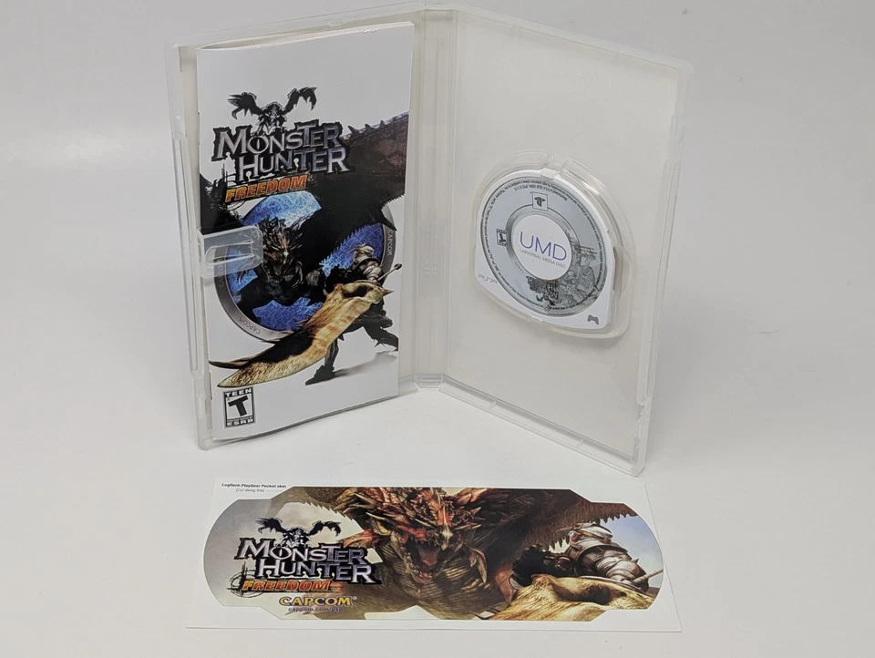 Monster Hunter Freedom (Sony PSP, 2006) Complete CIB w/ Reg Card - Image 3 of 3