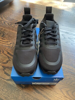 NIB Junior Size 5 - Adidas Multix Athletic Sneakers Mesh Triple Black Boys