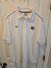 Notre Dame Fighting Irish Under Armour Heat Gear Loose Men's XL Polo NCAA