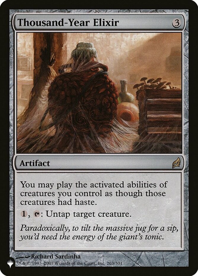 Slightly Played, English - 1 x MTG Thousand-Year Elixir Mystery Booster/The list