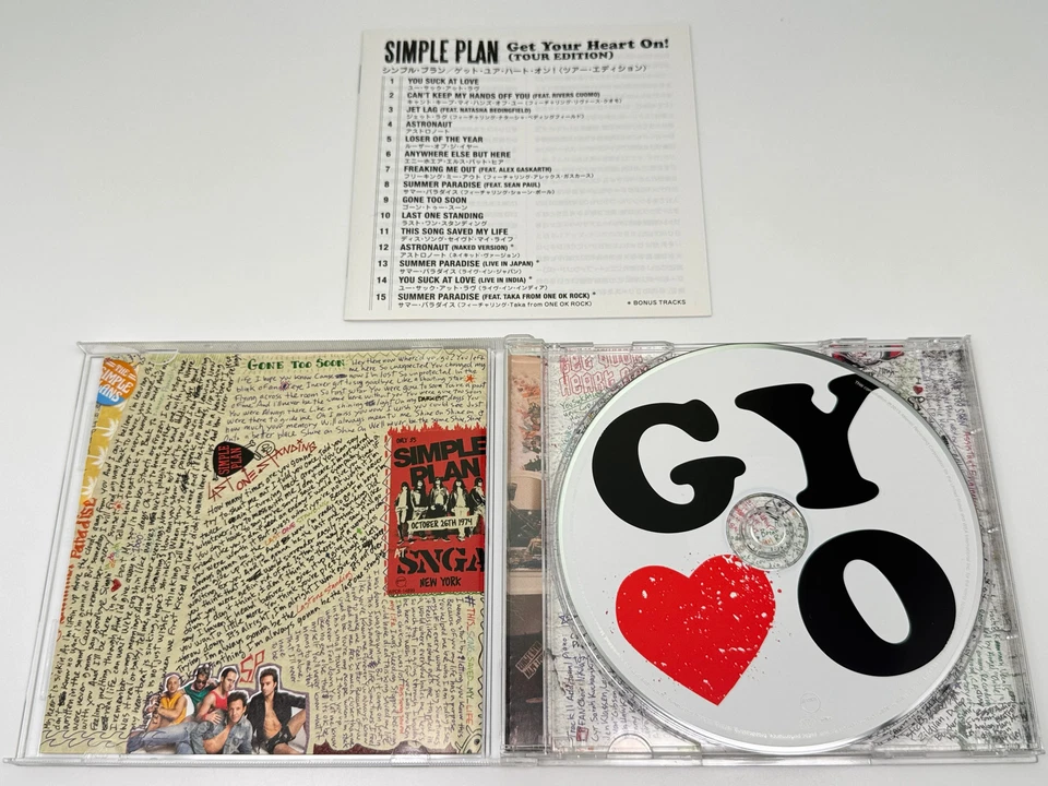 [CD] Simple Plan Get Your Hearts On! (Tour Edition) Japan Import Bonus Tracks+4 - Image 2 of 3