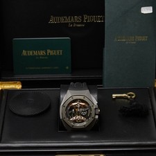 Audemars Piguet Royal Oak Concept Tourbillon Chrono Skeleton 26612TI Full Set 7