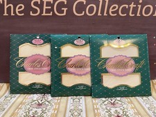 Charles Craft Cross Stitch Fabric Aida 14 Count 12"x 18" LOT of 3 White Ivory