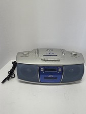 JVC Rc-st3 AM/FM CD Cassette Boombox With Power Cable, WORKING