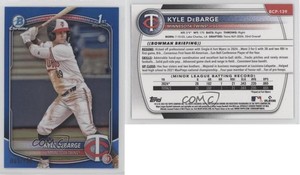 2025 Bowman Chrome Prospects Blue Refractor /150 Kyle DeBarge #BCP-139