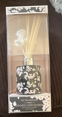 GC Fragrance Japanese Cherry Blossom Reed Diffuser Set 150 mL (5.28 fl oz)