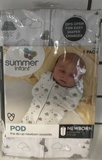 Summer Infant Swaddle Sleep Pod Zip Up Newborn Gender Neutral