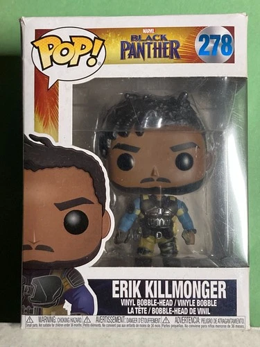 Funko POP Black Panther 278 Erik Killmonger Damaged Box