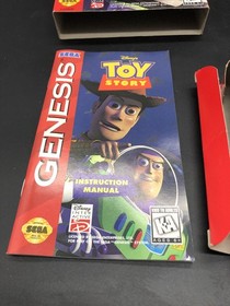 Disney's Toy Story Sega Genesis 1995 Complete CIB Great Condition Tested