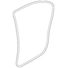 Genuine BMW Surround Weather-Strip 51-22-7-033-795