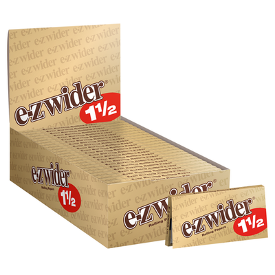 E-Z Wider Gold Lights 1 1/2 Cigarette Light Rolling Paper 24 Packs Full  Display | eBay