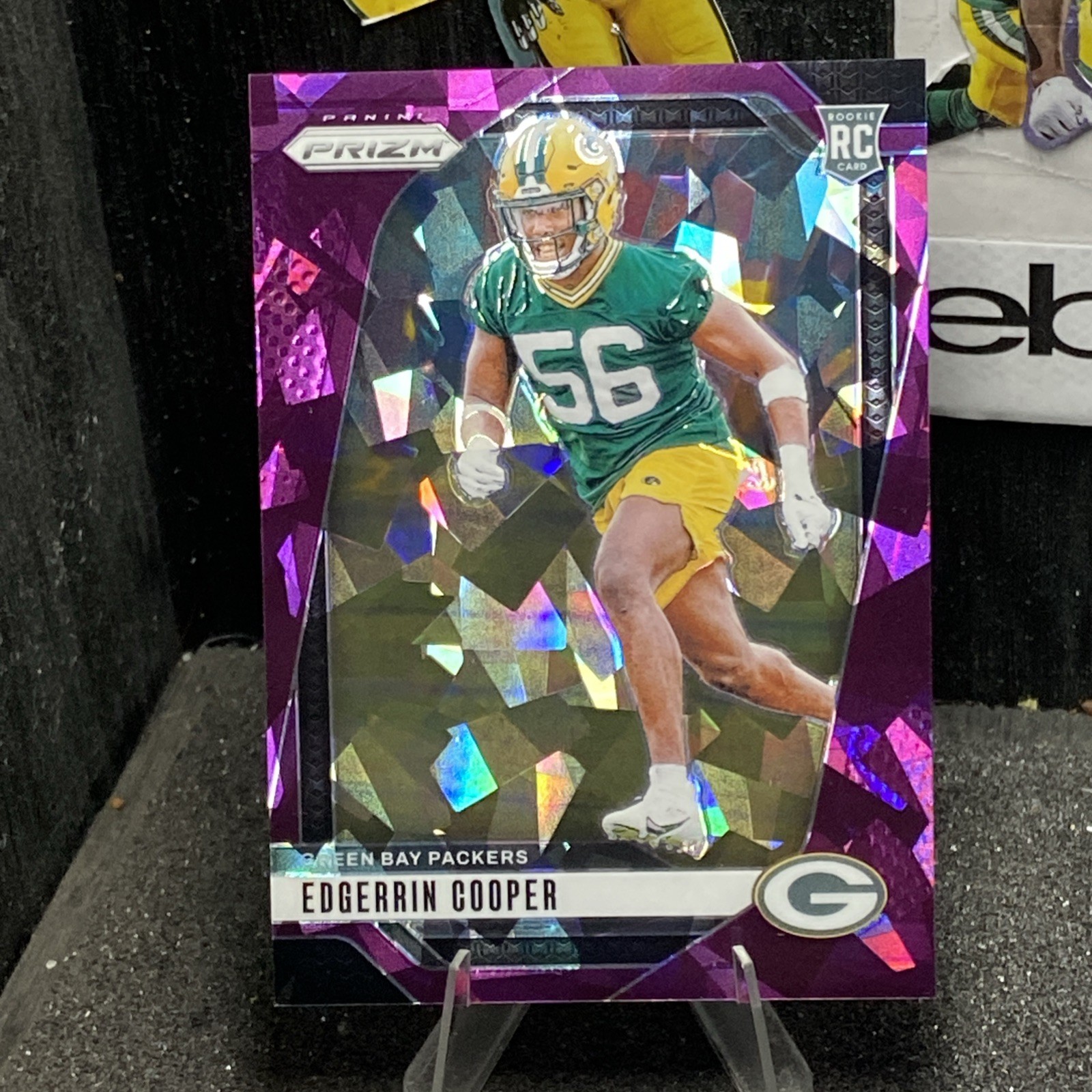 2024 Panini Prizm - Edgerrin Cooper Rookie #331 Purple Ice Prizm /225 GB Packers