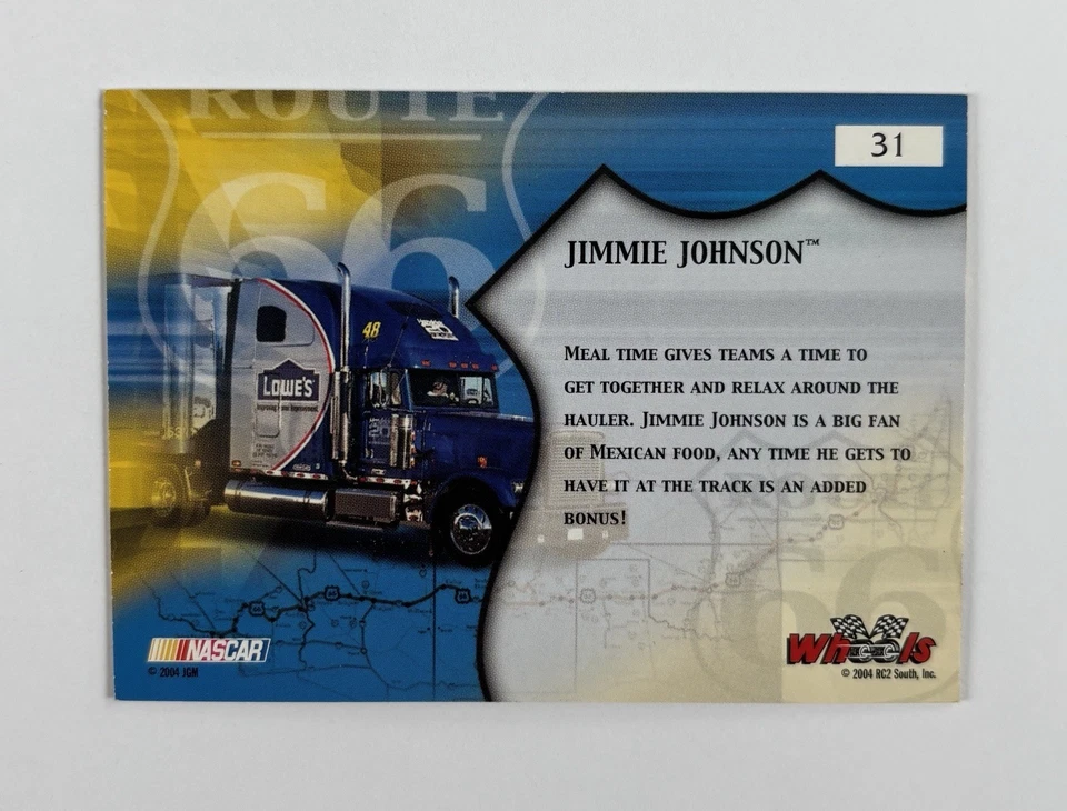 Jimmie Johnson Press Pass & Wheels Hand Autographed Cards - Lot Of 3!! - Image 2 of 4