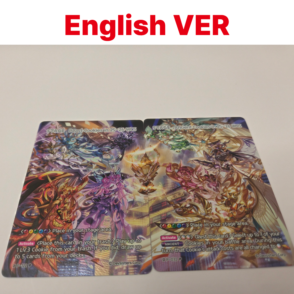 Cookie Run World Championship Hologram Promo Card Set (Beast