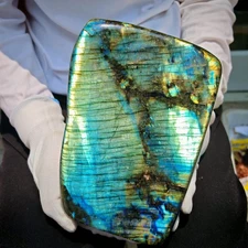 7.26LB Natural Labrador moonstone quartz free form mineral specimen 3.3kg