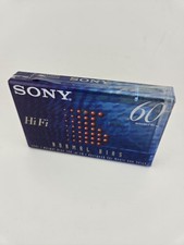 New SONY HiFi 60 Minute Normal Bias Cassette Tape Sealed