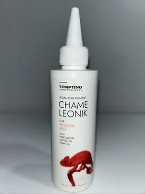 New Tempting Professional Vegan Pigment Passion Red, Chame Leonik 5 Fl Oz 
