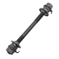 Bike Axle 140mm Bicycle Multiple Speed Front Hub Axle 3/8 Inch Black 26TPI Hu...