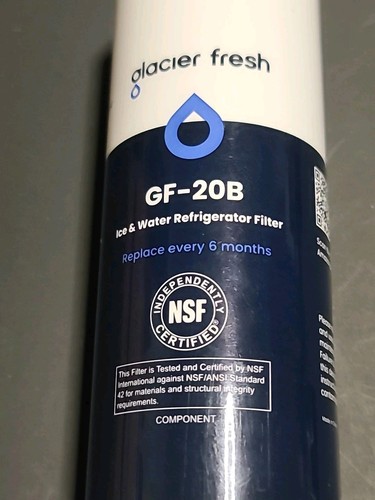 Filtro de agua para refrigerador GLACIER FRESH GF-20B - ¡NUEVO! - ENVÍO RÁPIDO - Imagen 3 de 5