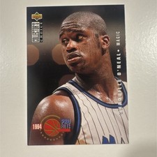 Upper Deck Shaquille O'Neal Pro Files Orlando Magic #205 1994-95 Basketball