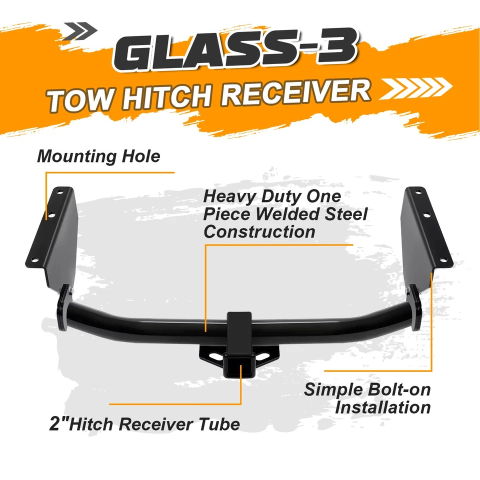 Приемник сцепного устройства 2 дюйма буксировка заднего бампера для Jeep Grand Cherokee 1999-2004 годов выпуска - Изображение 2 из 4