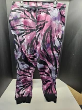 Lularoe Jax Jogger Pants Womens 2XL Purple Black Sweatpants Lounge 