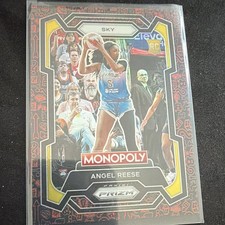 RARE RED ICON ROOKIE - 2024 Panini Prizm Monopoly WNBA - Angel Reese Chicago Sky