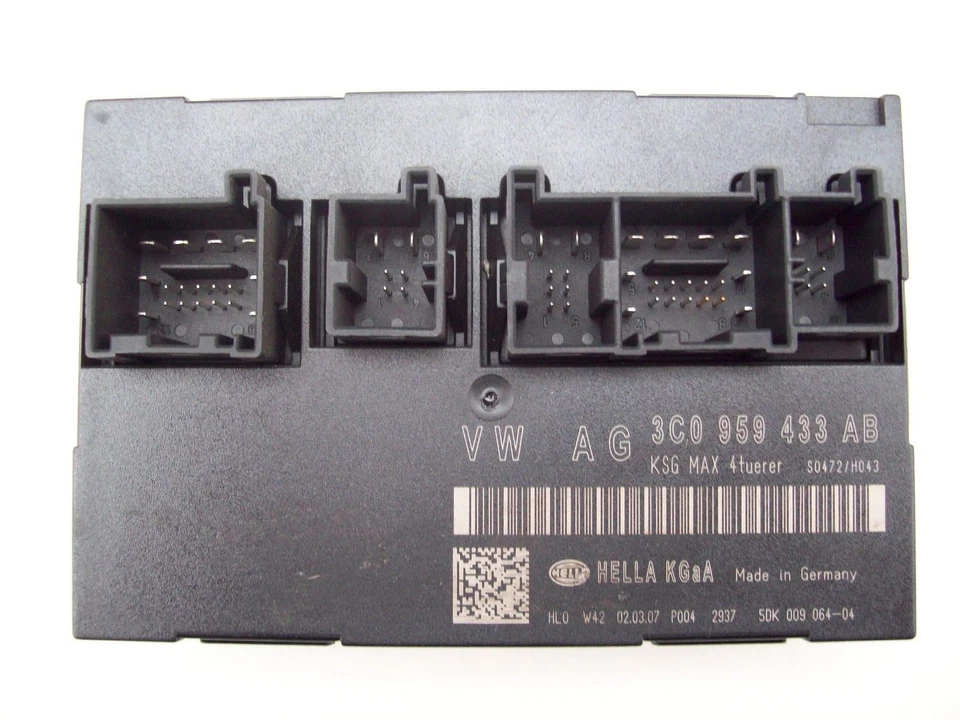 Sistema de conveniencia VW Passat 3C Hella ECU genuino 3C0959433AB 2006-2011 Foto 2 de 3