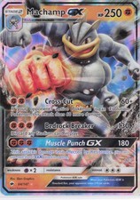 2017 Machamp GX Ultra Rare SM - Burning Shadows 64/147 NM Holo LP-NM